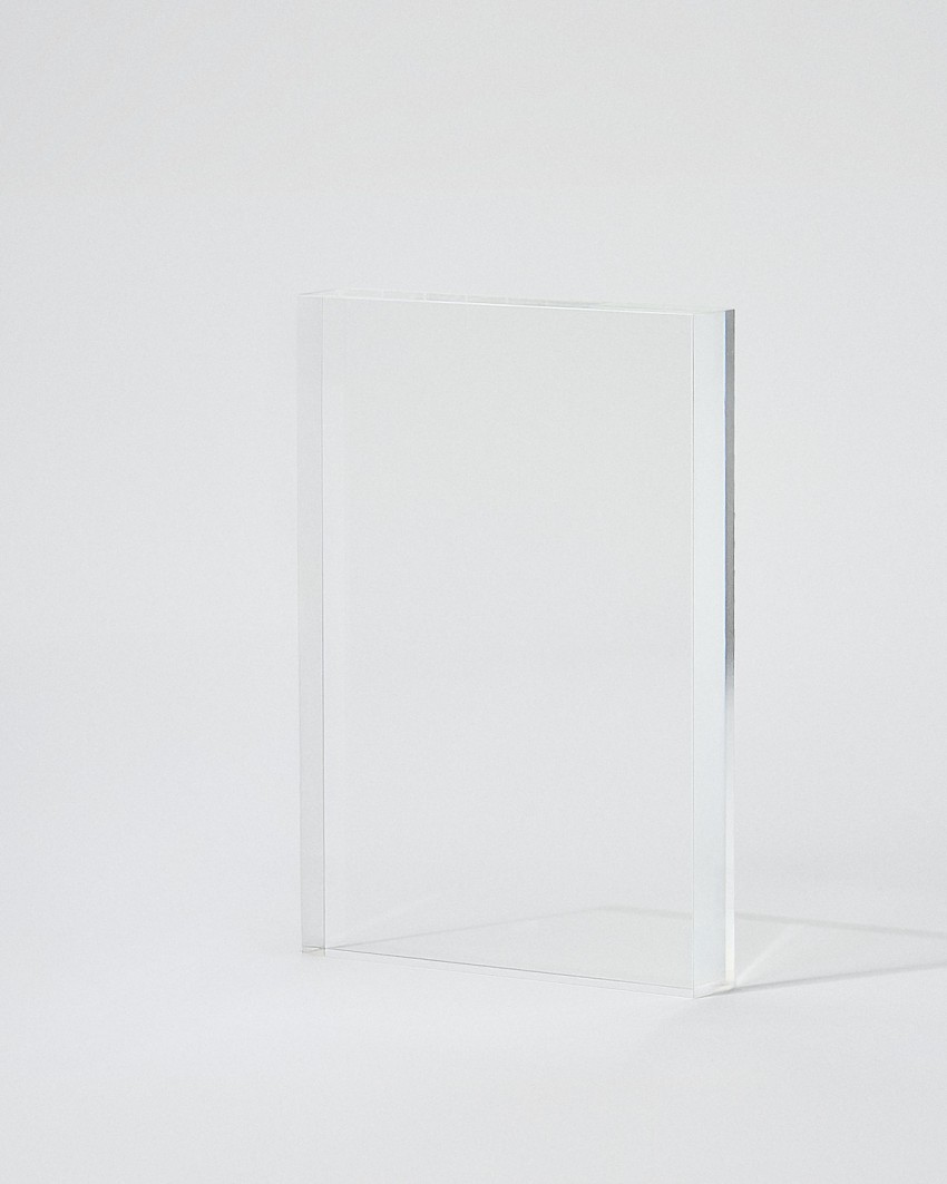 Acrylglas Ehrentafel im rechteckigen VITRA CUSTOM A5-Format zum Personalisieren